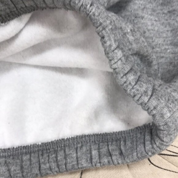 Derek Heart Drawstring Waist Cropped Sweatshirt - Picture 2 of 3